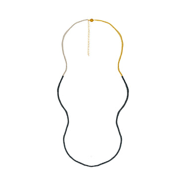 Collar-Brazalete Belen Grueso Dorado Largo 3T Plata Pavonado